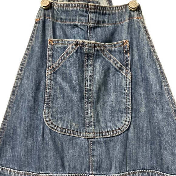 GAP women’s size S medium wash overalls country core farmcore jeans - Picture 2 of 12